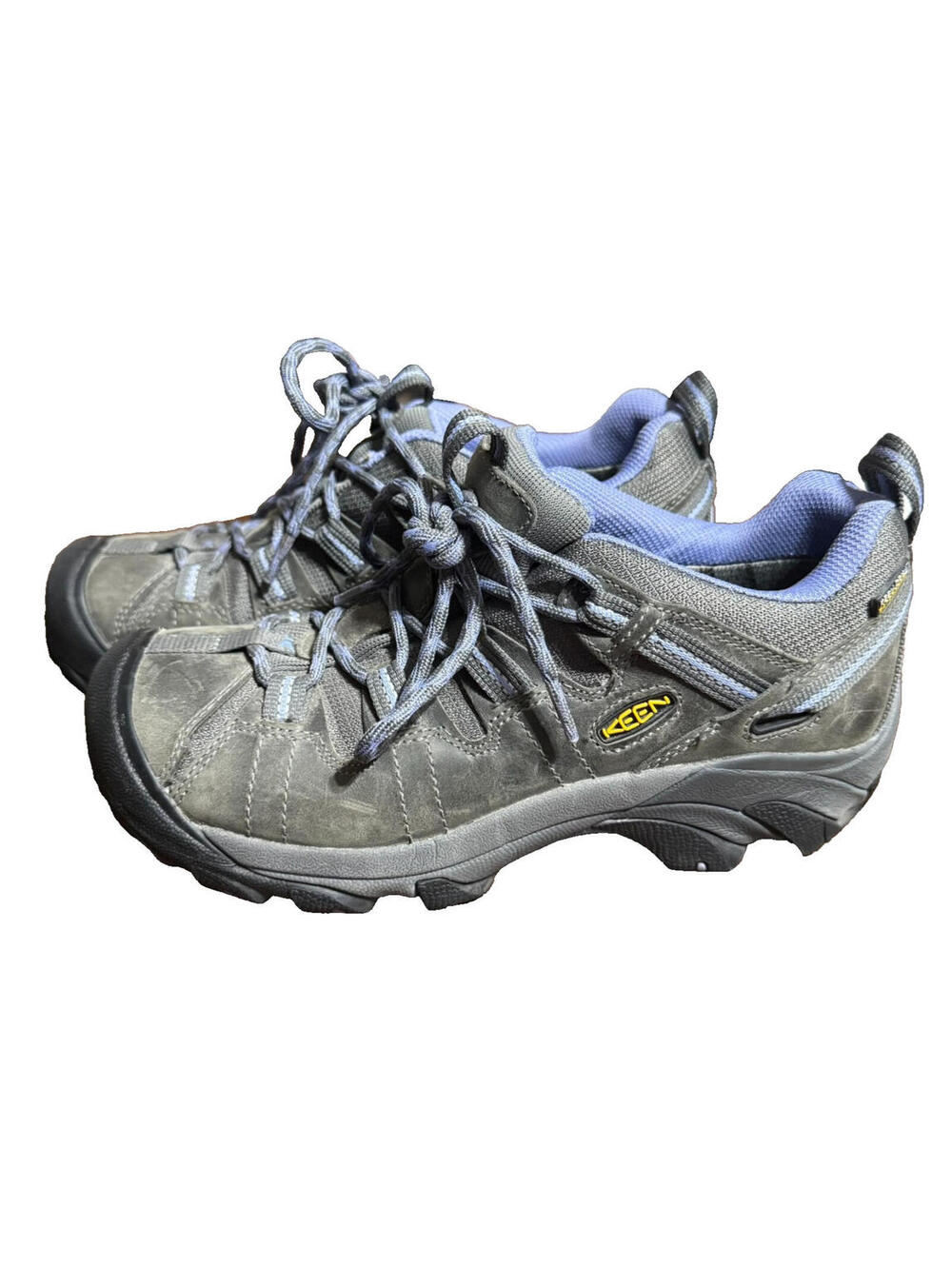 Keen Targhee II Shoes Womens Size 8 Gray Purple Waterproof Hiking Trail